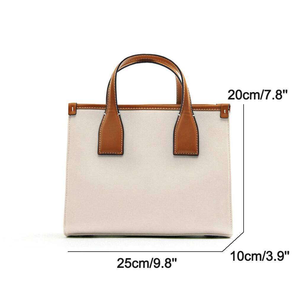 Casual Canvas Tote Handbags Brands Wide Strap Shoulder Designer Bags For Women 2022 Patchwork Crossbody Bag New