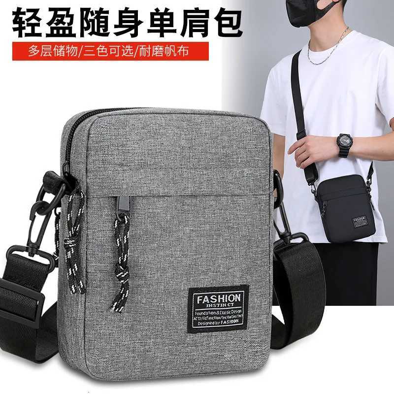 Simple Mini Crossbody Handbags Bag Mens Nyl Shoulder Side Bag for Men Messenger Phe Sling Bag Husband Chest Pack Wallet H250901