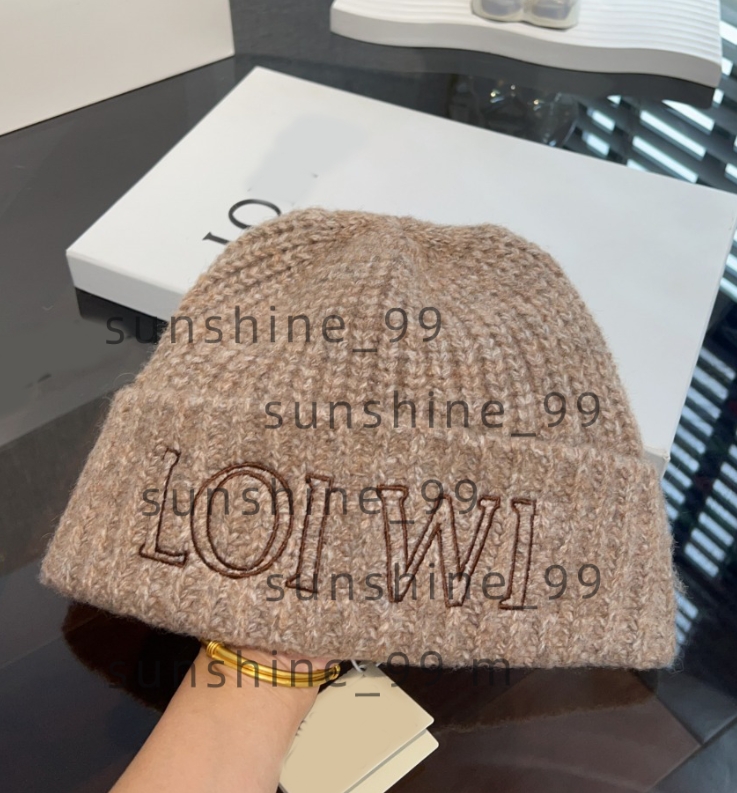 Fashion LOEEW beanie lady letter hat designer stretch cool hat casquette men's ski thermal hat Christmas gift
