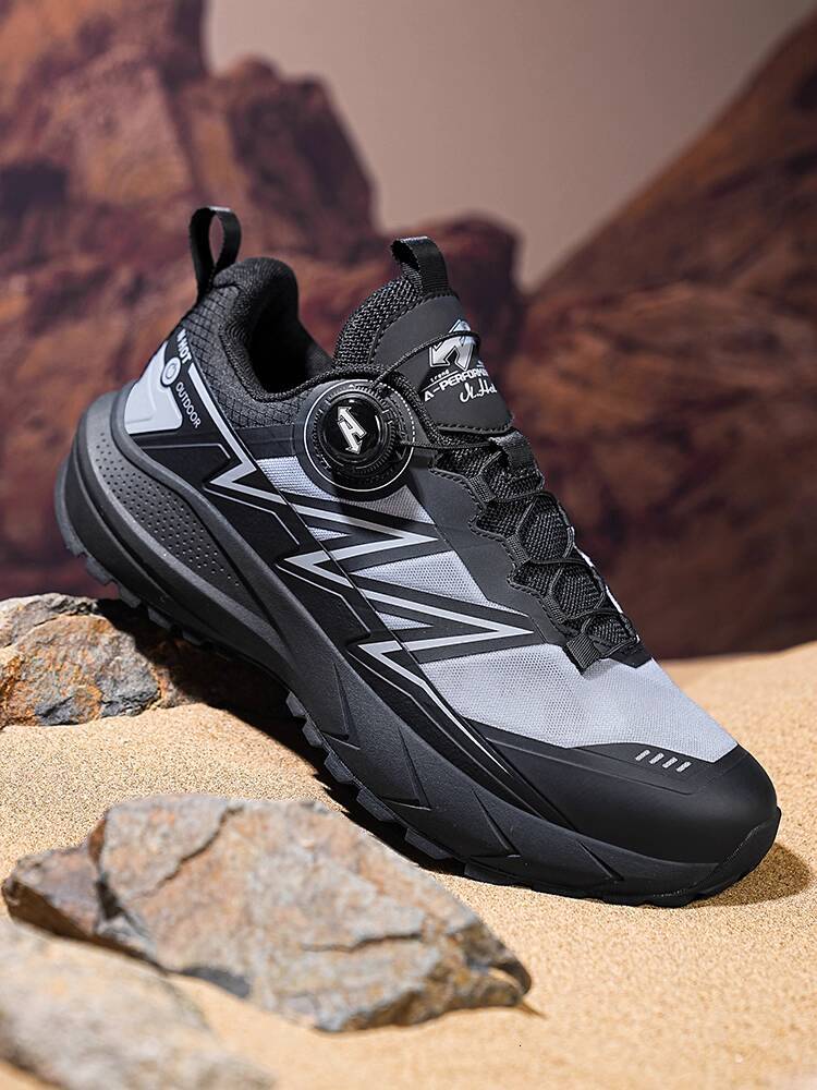 Running Men Spring Autumn Summer Casual Sports Outdoor Non-Slip Shock Absorption Lightweight Hiking Breathable Men's Shoes