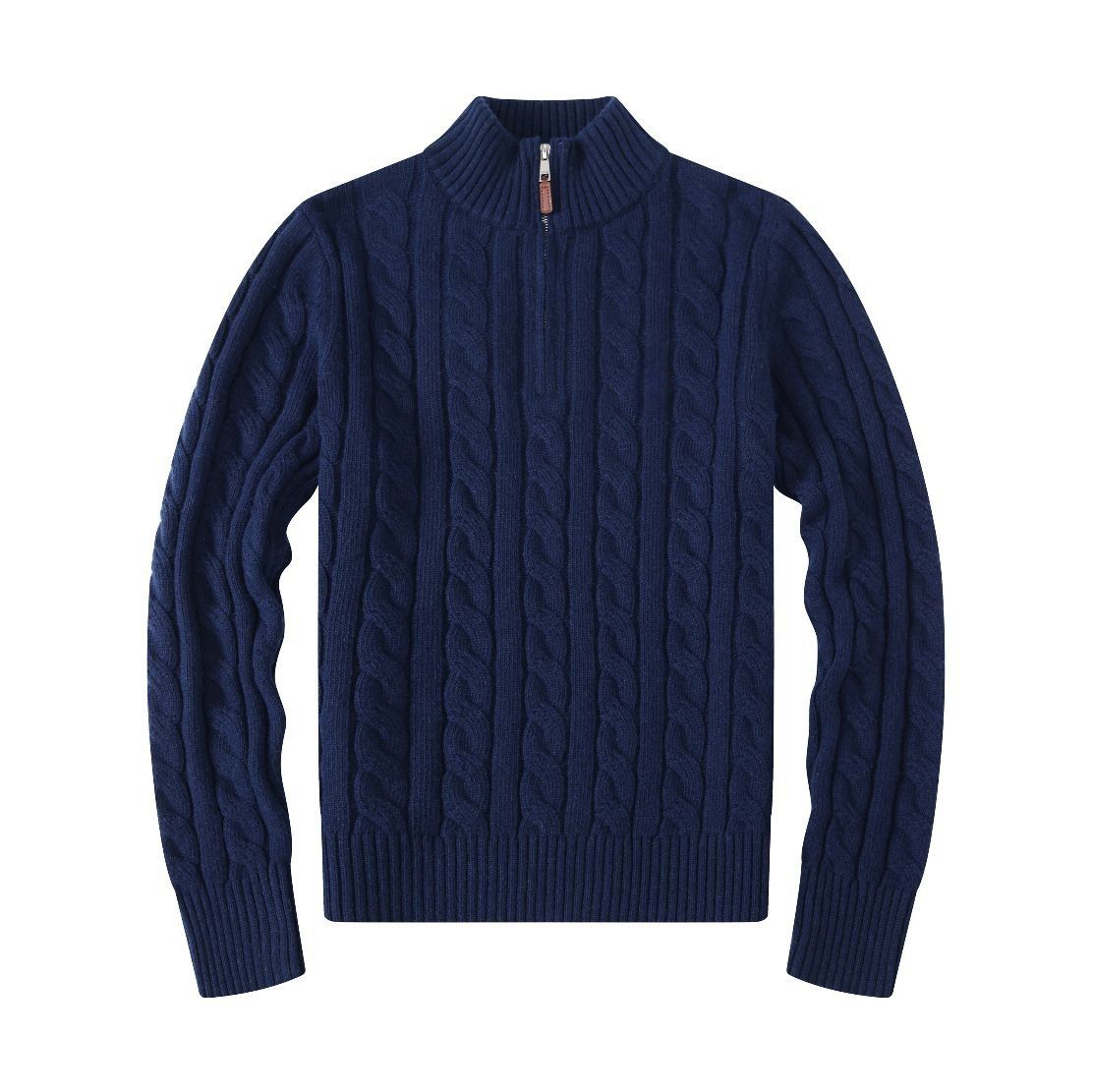 Mens designer sweater designer wool casual letter pull half zip Full Zippers quarter zip closure sweatshirt jumpers cotton knitted pullover sweaters size S-2XL