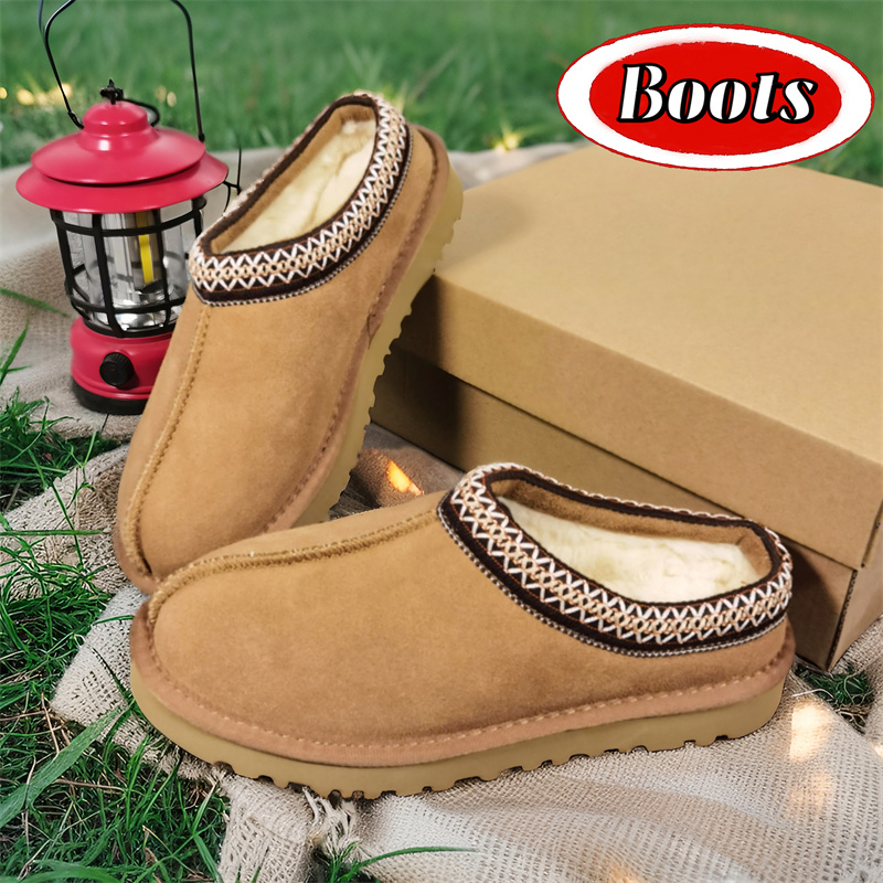 Free Shipping Tasman Slippers Australia Tazz Fur snow boots Shearling sheepskin slipper Classic Ultra Mini boot winter Suede wool shoes designer ankle booties