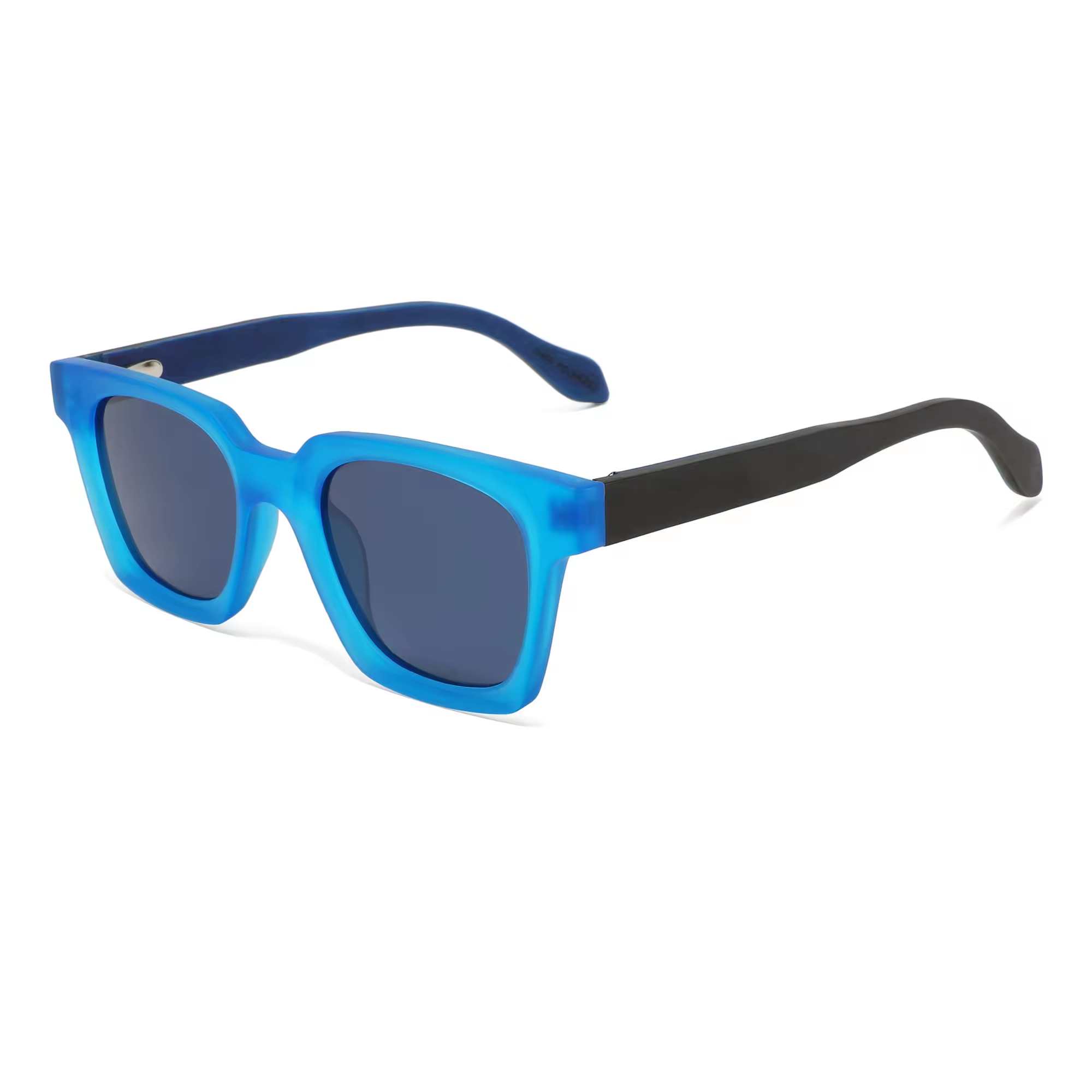 Reasonable price and high quality female men's sunglasses hand-made rectangular square custom logo wood polarized sunglasses hand-made wooden leg