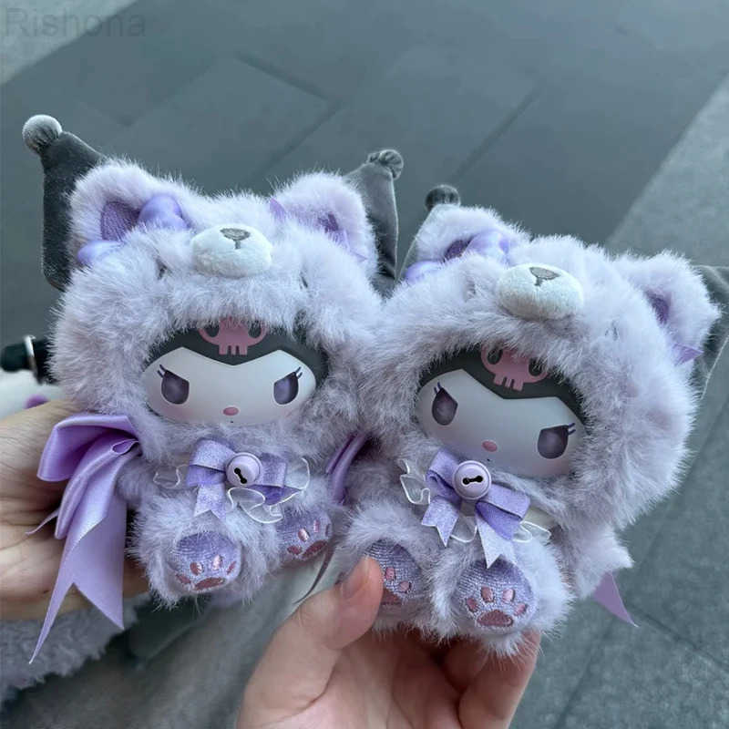 Sanrio Characters Fox Island Blind Box Cinnamoroll Kuromi Vinly Plush Pendants Surprise Box My Melody Anime Doll Mystery Bag Toy L250903