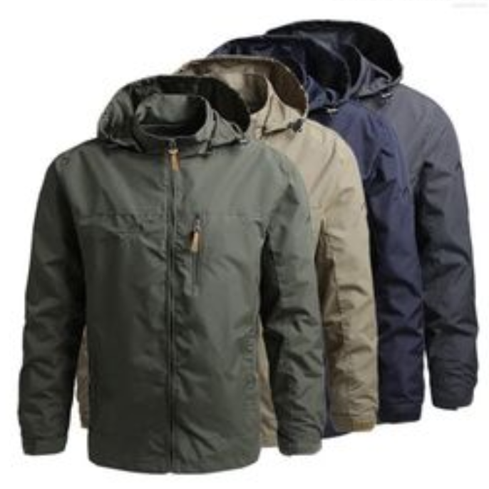 Men's Jackets Trench Coat Oversized Jacket Waterproof Outdoor Hooded Sports European Size M-5XL Wilderness Climbing Thin Man