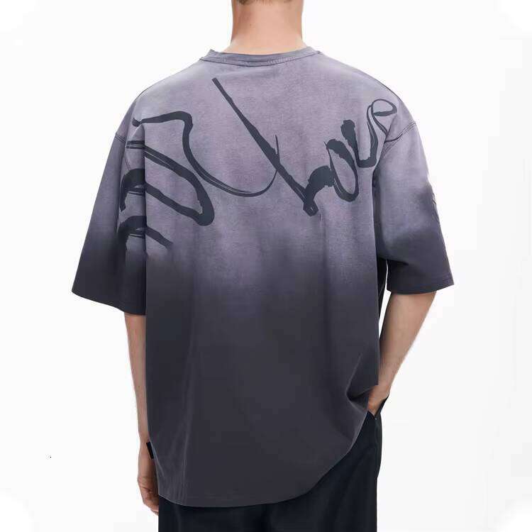 Logo Men's Casual Short Sleeve T-Shirt High Quality Heavyweight 100% Cotton 3D Puff Print Embossed Solid Twill Embroidery