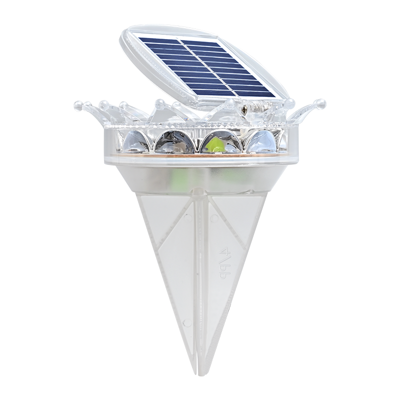 Outdoor Solar Garden Lights - Decorative Wall Lamps with Ground Plug for Lawns