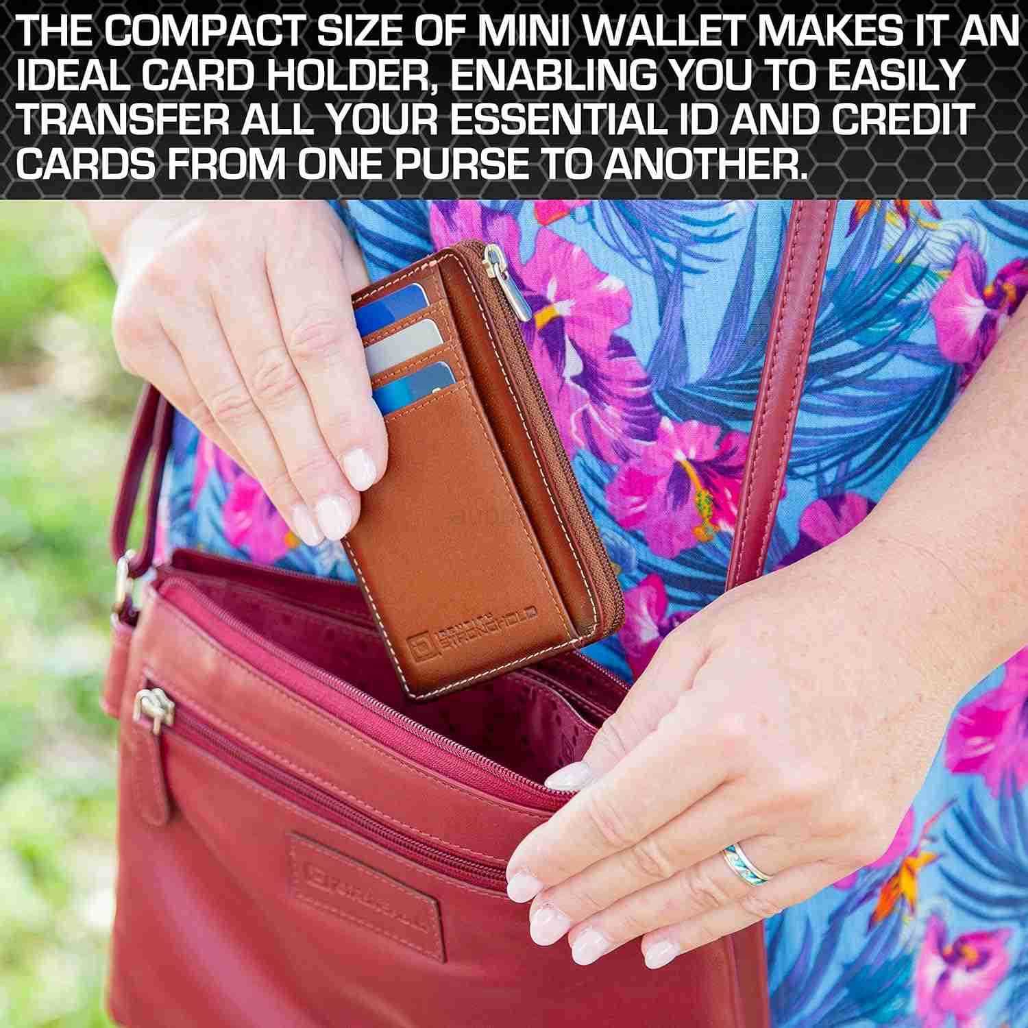 Identity Stronghold Mens RFID Wallet SmallZ250911