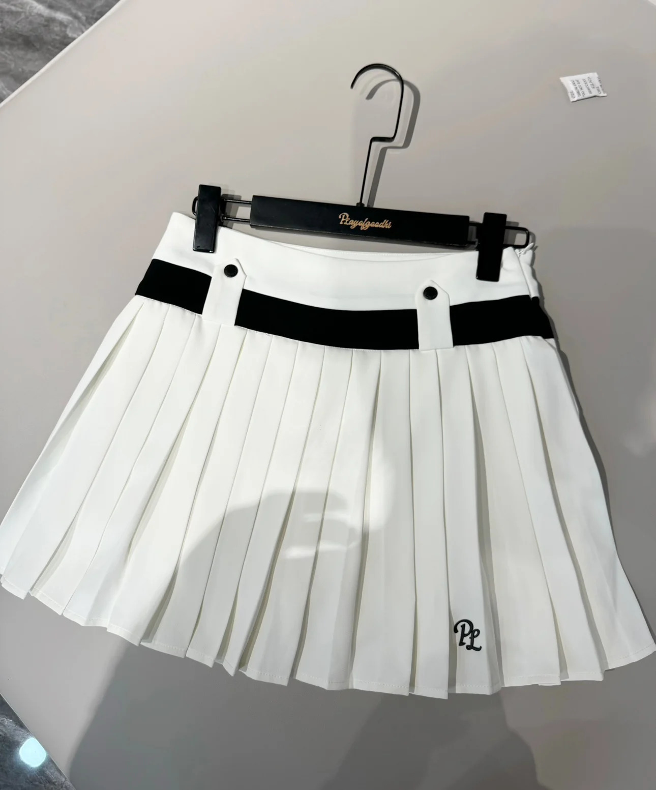 PL Golf Clothing Summer Outfits Shortsleeved Polos Womens Contrasting Breathable Tops Golf Pleated Skirt Tennis Clothing Weer 250902
