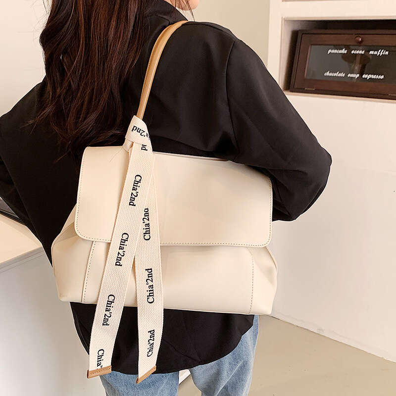 Trendy Fashion Large Capacity Solid Color Textured Handbag 2025 New Women's Stylish Shoulder Crossbody Tote Bag