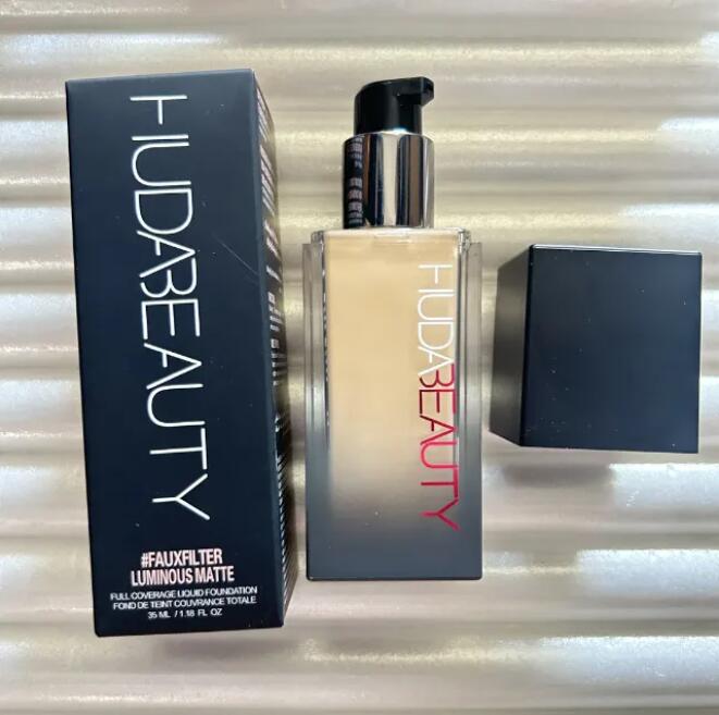 35ml Huda Beauty Faux Filter Makeup Liquid Foundation Matte Concealer Lasting Brightening Face Cosmetics