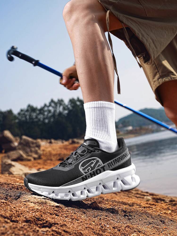 Sports Spring Summer Autumn 2025 New Breathable Mesh Hiking Running Men's Shock Absorption Casual Shoes