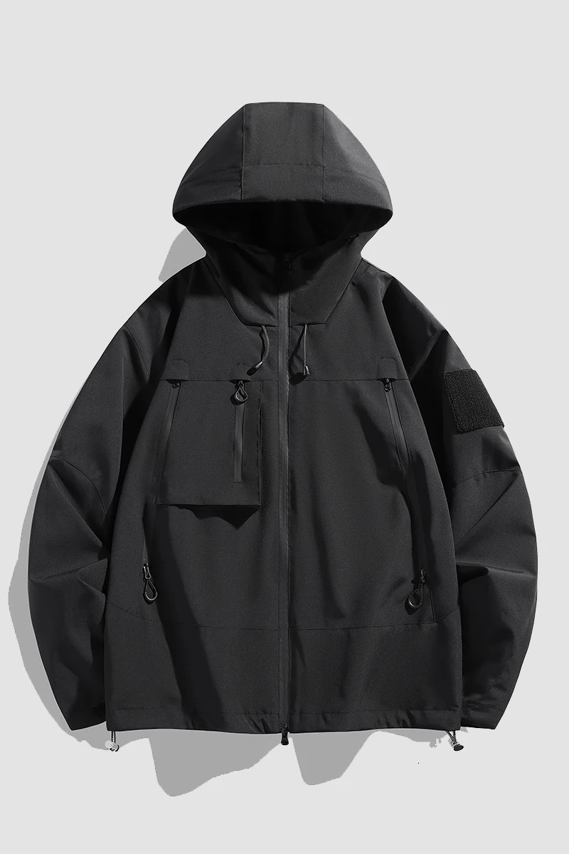 25 Spring and Autumn Windbreaker Jacket Mens Kable Style Workwear Outdoor Jacket Windbreaker Youth Fashion Jacket 250902