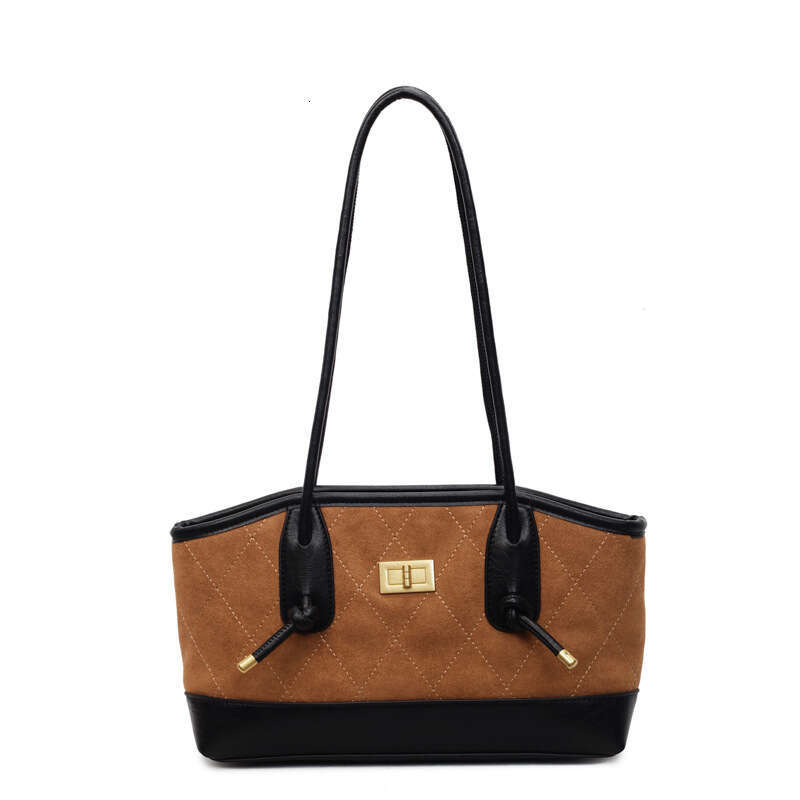 High-end Plaid Handbag Casual Underarm for Women 2025 Autumn Winter New Large Capacity Shoulder Bag