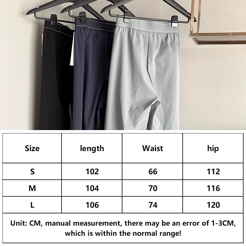 Yoga Suit Up Trouser Elasticity High Waist Trousers Casual Sports Pants Women Loose Wide-leg Drape Straight-leg Pants