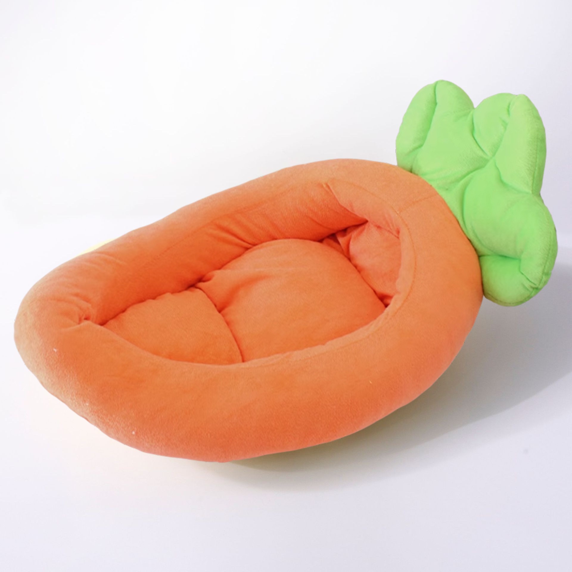 Cartoon Banana Shaped Pet Bed Removable Washable for Dogs Cats 4-Season Use Soft Comfortable Nest for Small Medium Breeds