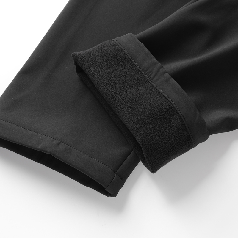 waterproof windproof couple soft shell trousers fleece lined warmth