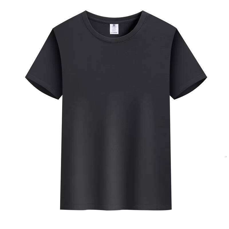 2025 Men's Cotton with Logo Print, Oversized Crew Neck, Plain Short Sleeve Blank T-Shirt