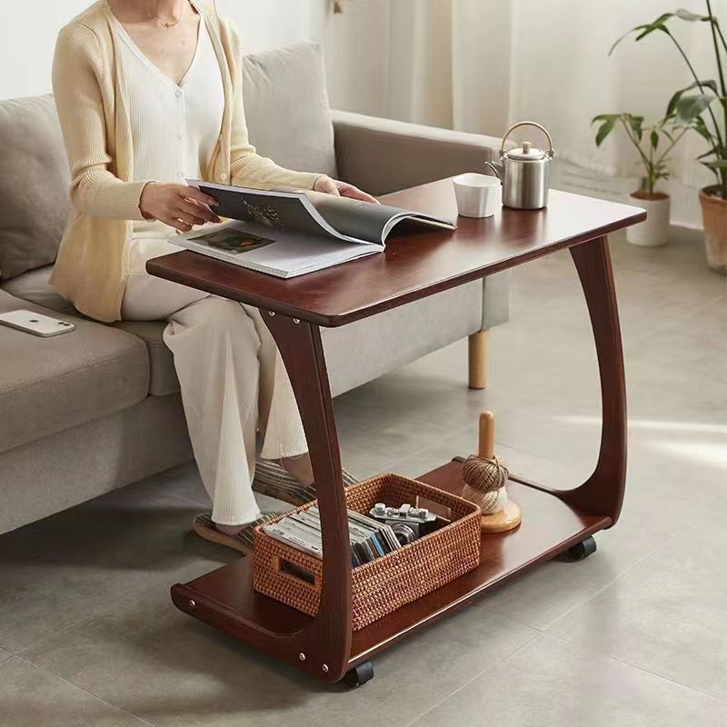 M9021 Small sofa side table small apartment wooden square table