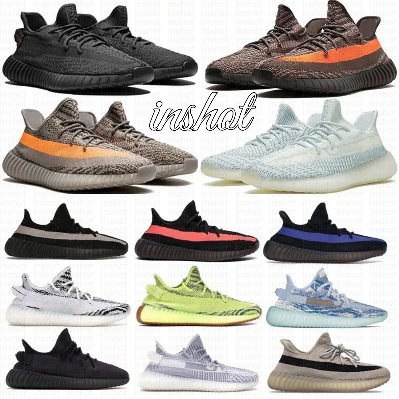 Running Shoes 350 V2 Sports Shoes Designer Shoes Athleisure Mesh Zigzag Neutral Multi-color Casual Shoes Light and Comfortable Lines Trainers Outdoors Sneakers
