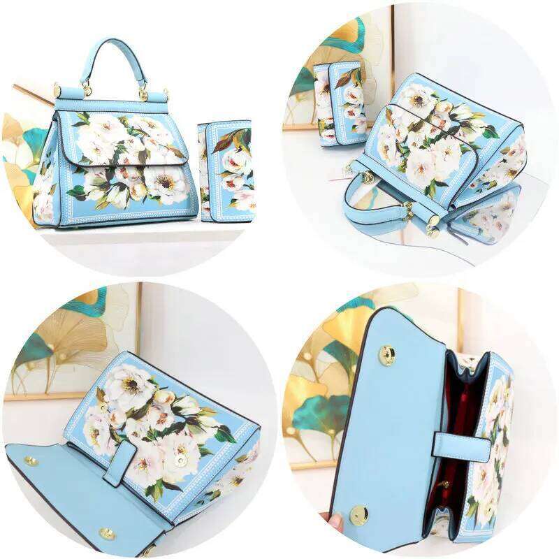 2025 Designer Purse Suit Printing Shoulder Totes Ladies Bolsa Classic Crossbody Bags For Women Frame Handbag Retro Print
