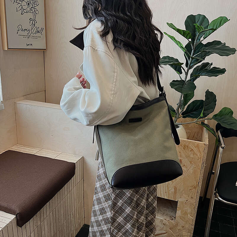Large Capacity Bucket for Women, Versatile Handbag, 2025 Autumn Winter New Casual Shoulder Bag, Commuter Crossbody Bag