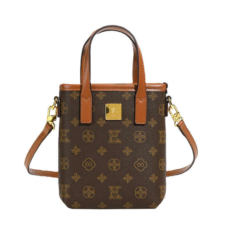 Designer Bags Small Handbag for Women 2025 New Handheld Bucket Small Phone Crossbody Brown Shoulder Bag