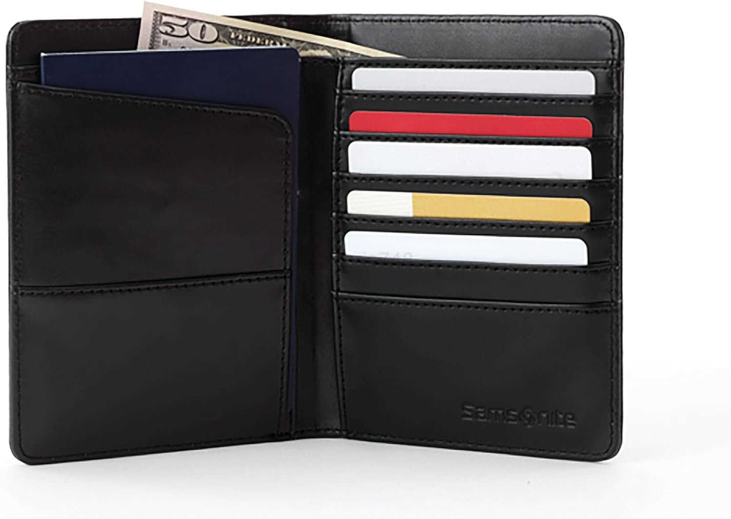 RFID Passport Wallet Black One SizeZ250911