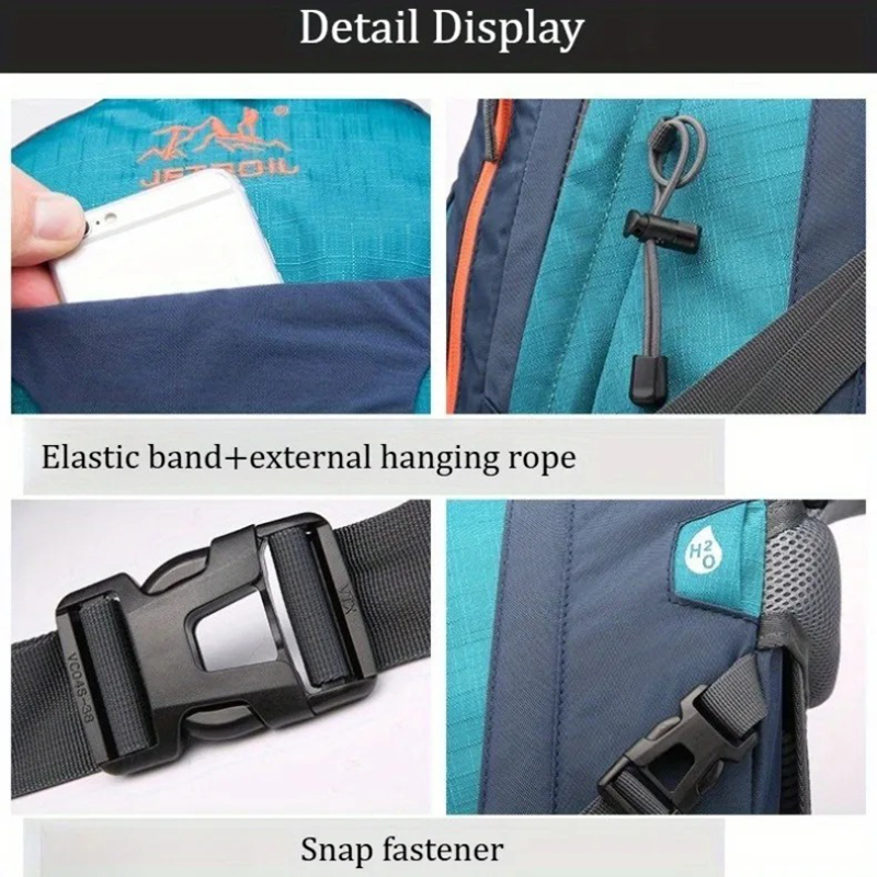 Hiking Backpack Packable Lightweight Camping Backpack Men Women Waterproof Hiking Daypack Outdoor Travel Daypack, 50L