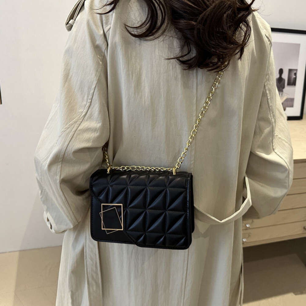 Designer Bag Luxury Bag Autumn Women's Stylish Chain Crossbody - Small Square, Casual Fashion, High-Value, Shoulder Bag Multiple Colors