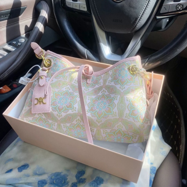 designer handbag luxury bag top pocket shoulder bag for women buckle makeup handbag with printing high quality crossbody bags designer bags artwork st