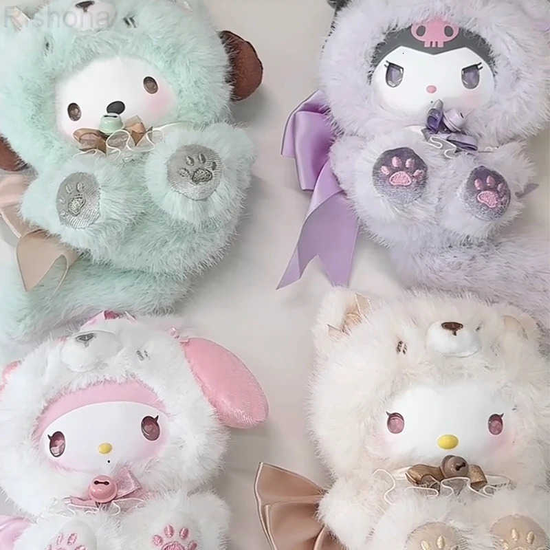 Sanrio Characters Fox Island Blind Box Cinnamoroll Kuromi Vinly Plush Pendants Surprise Box My Melody Anime Doll Mystery Bag Toy L250903