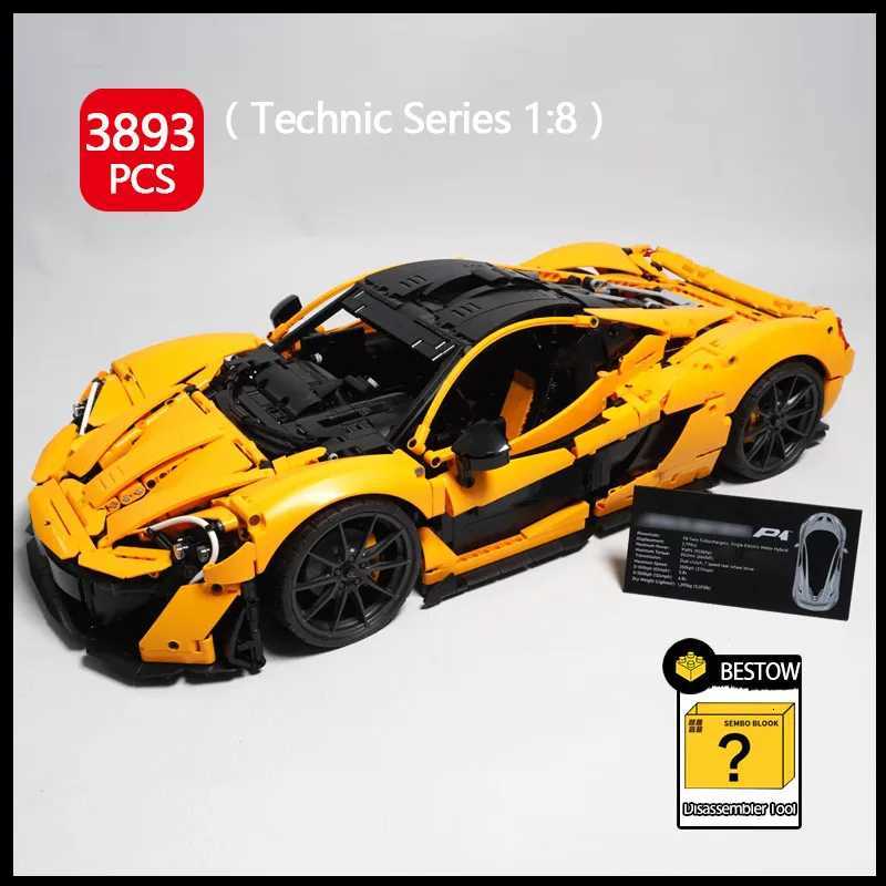 Compatible with Moc bricks P1technical building blocks a model for adults a sports car toys for boys 3893 pieces G250902