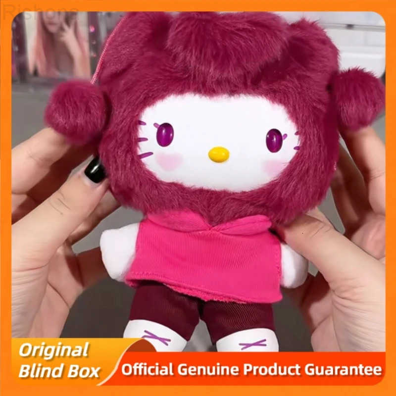 Sanrio New Genuine Hellokitty Pop Star Series Blind Box Trendy Toys Kawai Vinyl Plush Bag Pendant Collect Dolls Mystery Box Gift L250903