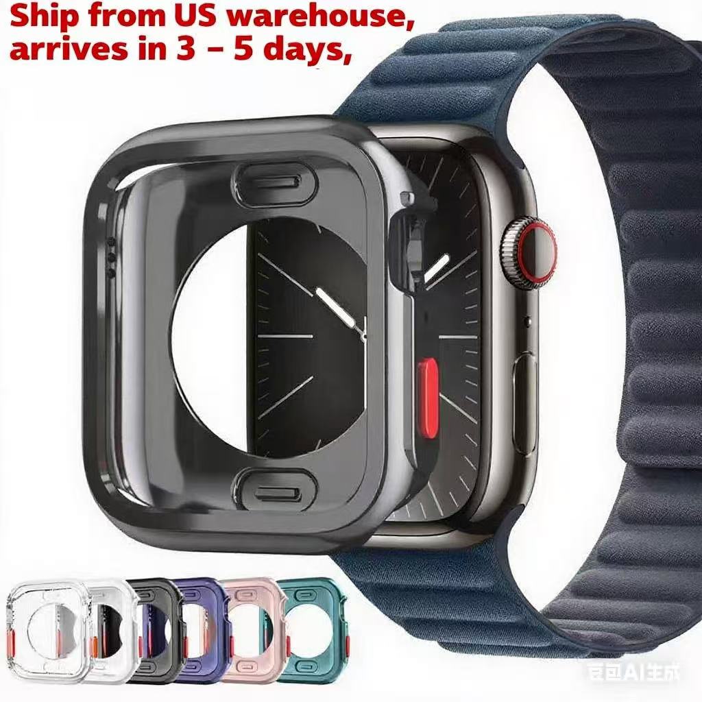 US Stock for S11 Smartwatch 46mm Silicone Case with Wireless Charging, Smart Voice Response, HD Touchscreen and Protective Shell