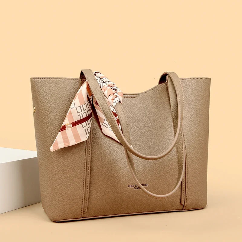 Genuine Women Tote Bag High Quality Soft Leather Large Ladies Shoulder Crossbody Bag Female Shopping Handbag A Main250902