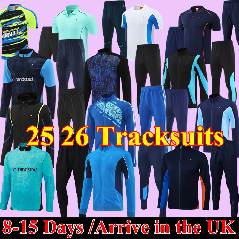 2025 2026 Marseile Football Jerseys PAVARD GREENWOOD 25 26 tracksuits Veste de football GOUIRI RULLI Training sets POLO pre-match kit Long sleeves Men Adult Kids Kits
