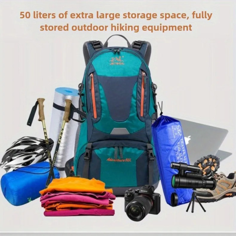 Hiking Backpack Packable Lightweight Camping Backpack Men Women Waterproof Hiking Daypack Outdoor Travel Daypack, 50L