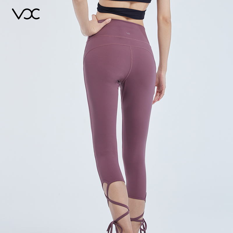 Trendy Designer-Sportswear Sports Yoga Pants Featuring Innovative X-Cross Strapping