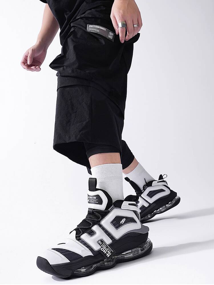 NHOT designer Breathable Mesh Casual Sports for Men Spring Summer Height Increasing Cushioned Running Autumn High-top Men's Shoes