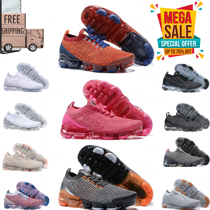 2025 New Vapores FK cushion V2 FK Men Women Shoes Shock Jogging for Pink Purple Triple Black White Multi-color Slip-on Sneakers oreo Size 36-45 free shopping