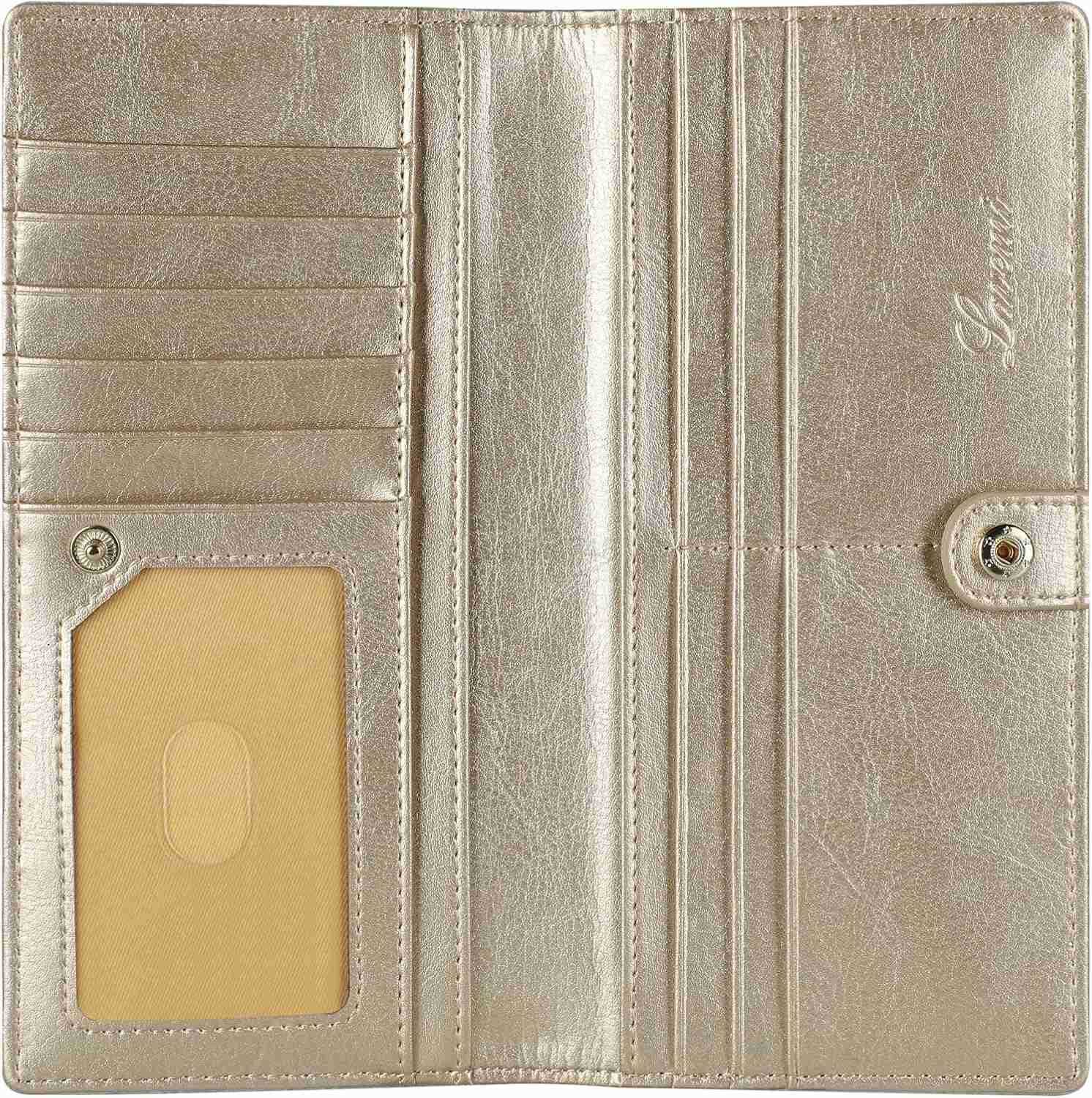 Ultra Slim Thin Leather Women Wallet RFID Blocking CARD Holder Bifold Long Ladies BillfoldZ250911