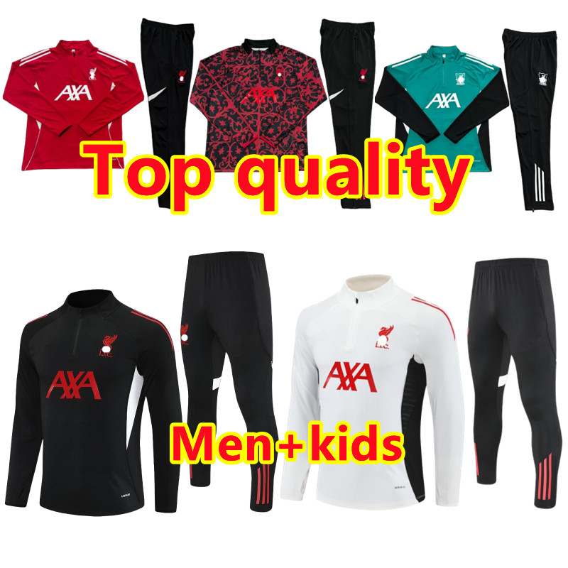 2025 26 LFC Liverp tracksuits soccer tracksuits Football Training Suit MEN Kids kit 25 26 MAC ALLISTERMAC DIOGO JOTA SZOBOSZLAI Sportswear Survatment Chanda 888