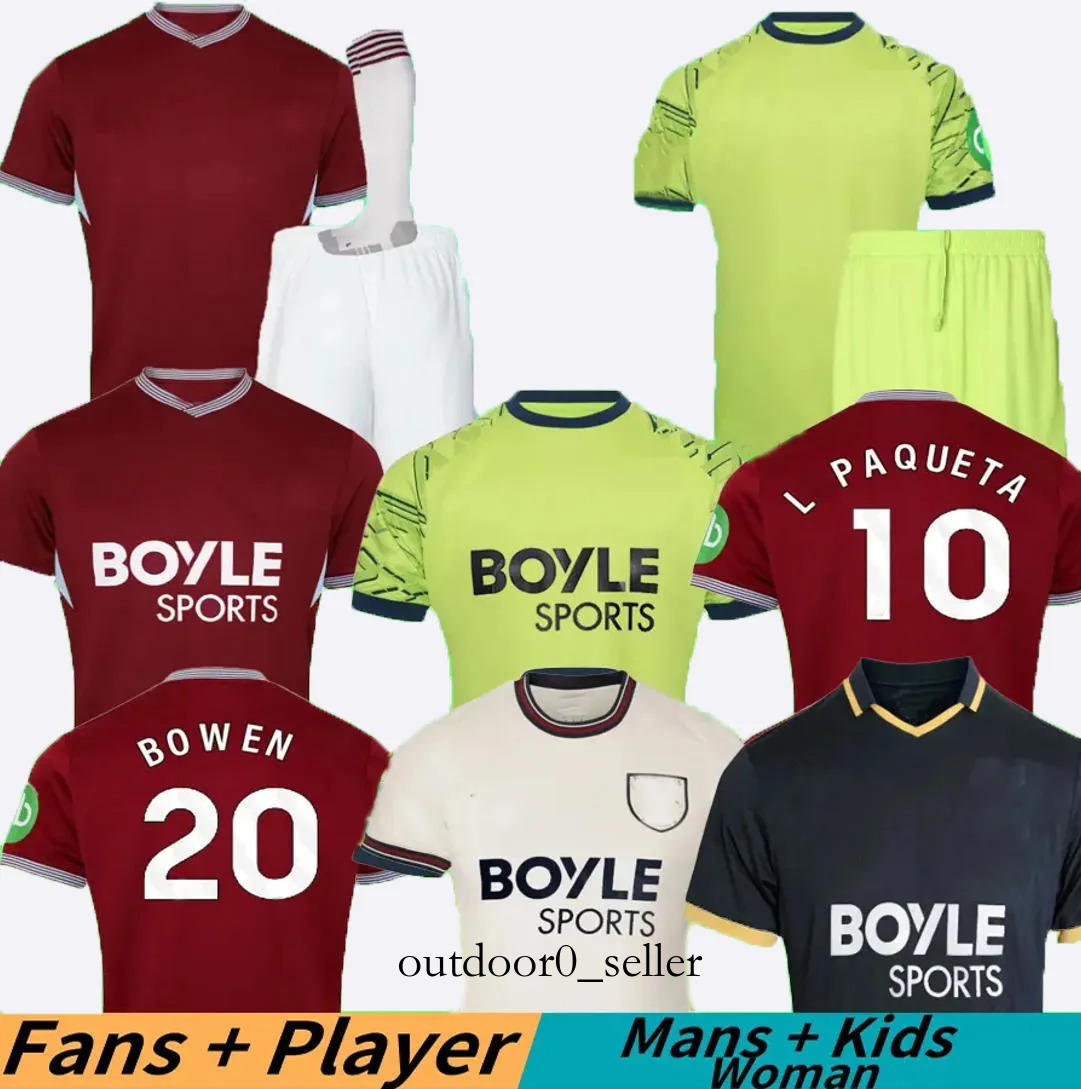 25 26 BOWEN ANTONIO Soccer Jerseys 2025 2026 Football Kit SOUCEK N.Aguerd Fullkrug Summerville ZOUMA L.Paqueta Advance Payment Football Jersey Shirts Kids Kits