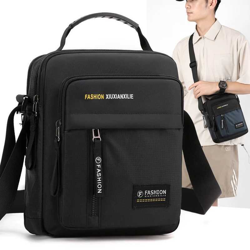New Fashi Nyl Bags Mens Shoulder Bag Man Waterproof Messenger Crossbody Bags for Men 2024 Business Bags for Men H250901