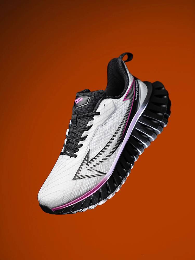 NHOT Running for Men Spring Autumn Summer Sports Shock Absorption Thick Sole Hiking Mountaineering Men's Shoes Black