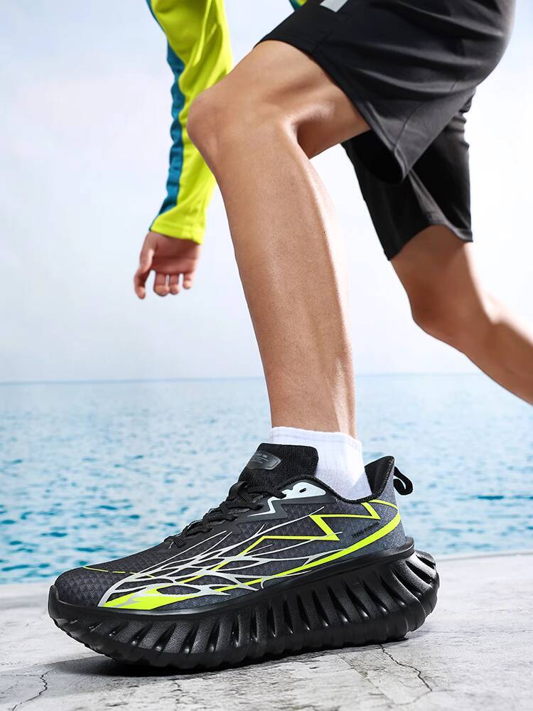Sports 2025 New Breathable Mesh Running Spring Autumn Summer Versatile Shock Absorption Casual Men's Shoes