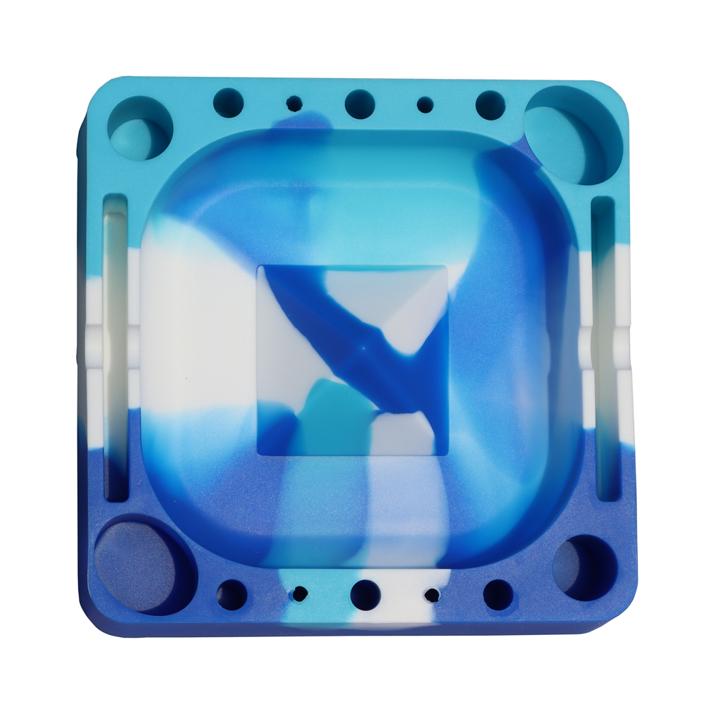 Silicone Tobacco Ashtray - Non-Stick odorless Smoking Ashtray, Food Grade Silicone Smoking Ashtray with Odor Control Durable Non-Slip Design Ideal for