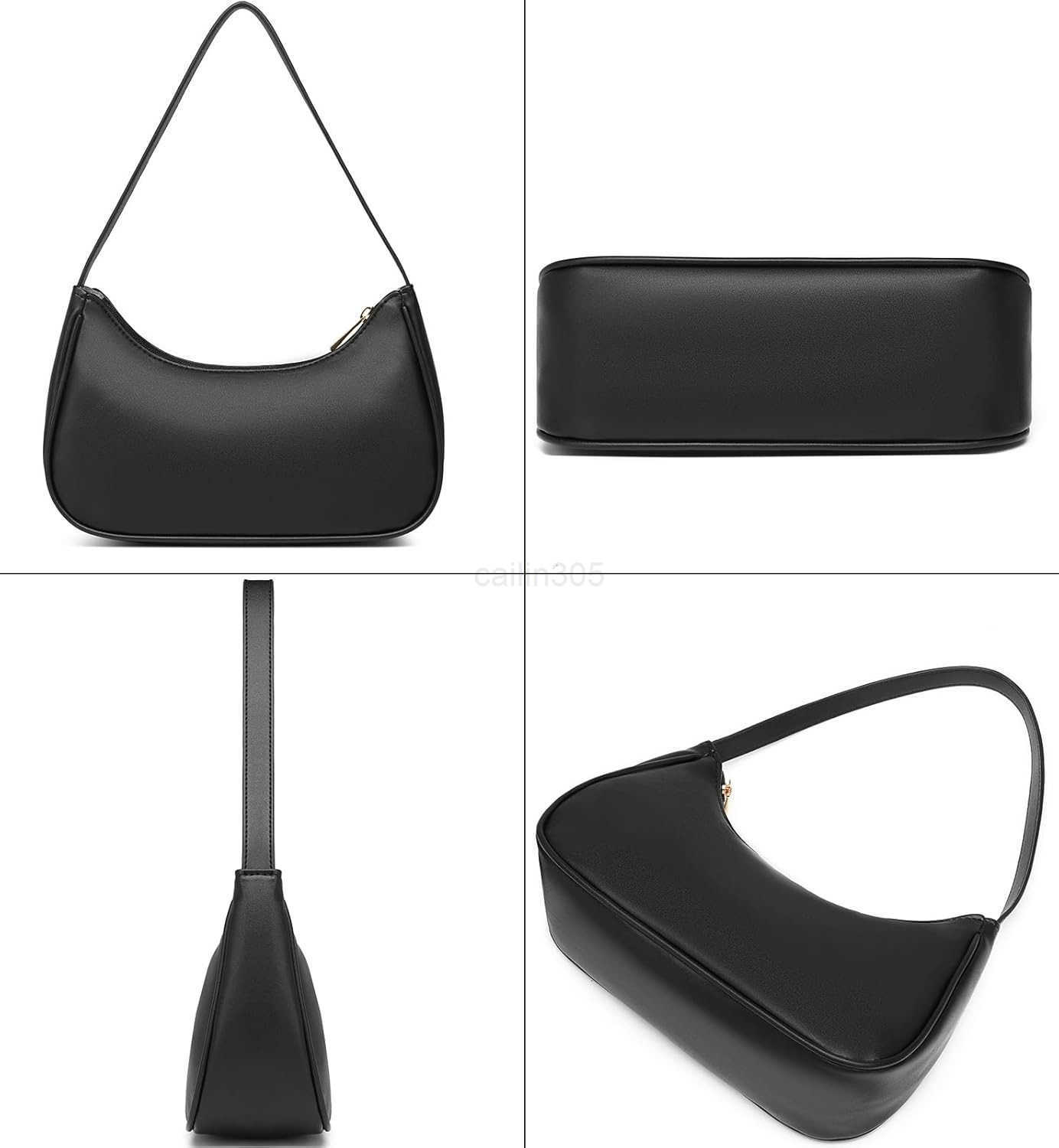 Shoulder Bags for Women Vegan Leather Hobo Sling Tote Handbag Retro Clutch Purse with Zipper Closure Z25909