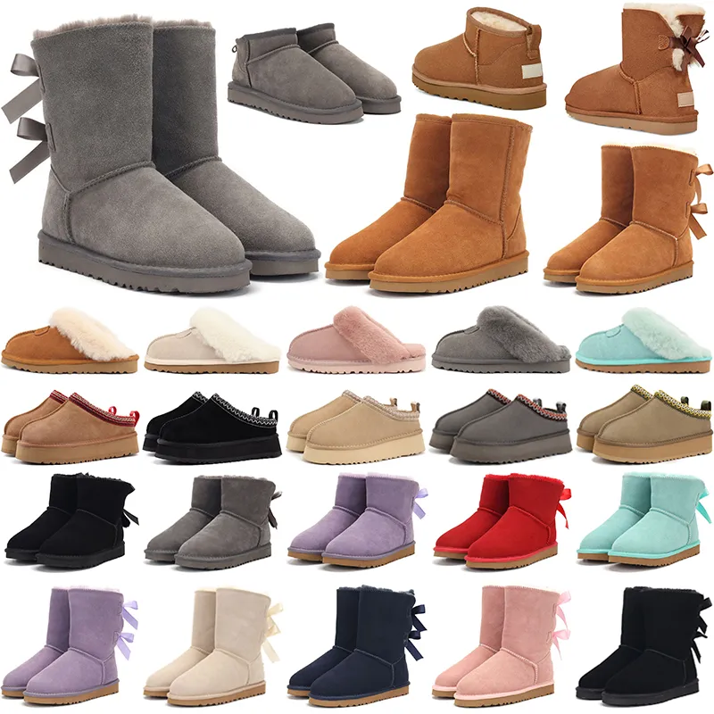 Designer snow boots women Tasman slippers platform Boot tazz slide mustard seed ultra mini slipper chestnut suede men shoes womens winter ankle booties Australia 1